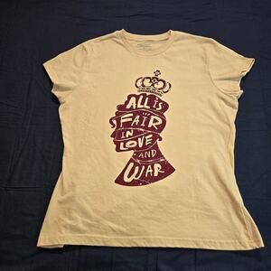 Bridgerton All is Fair in Love and War Women's T-shirt Size L